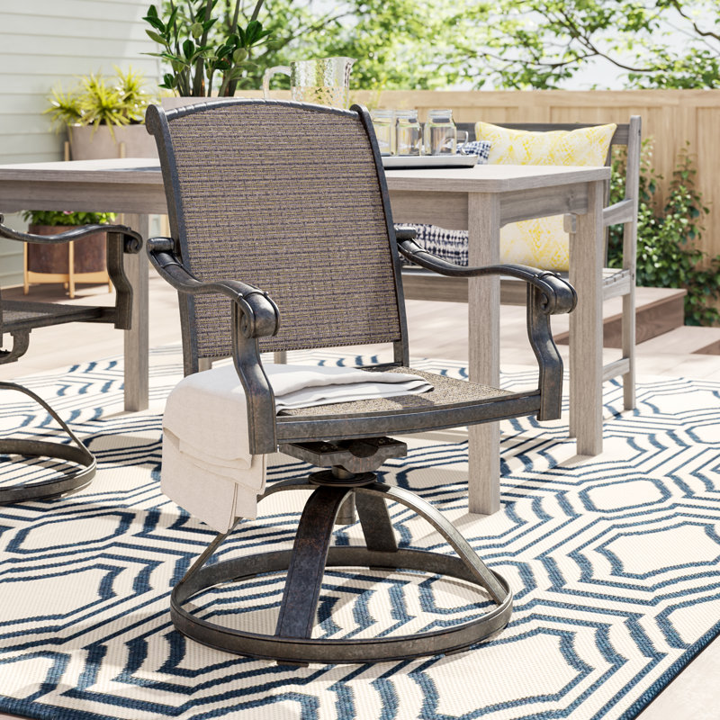 Sol 72 Outdoor™ Harland Swivel Patio Dining Chair & Reviews Wayfair